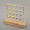 Nidin High Quality Copper Shiny Round Ball Drop Earrings For Women Female Daily Party 2 Colors Choice Ear Jewelry Accessories