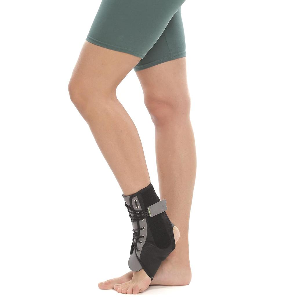 Romsons Ankle Wrap With Hook Loop Closure Support Compression, Ankle Injury And Sprain For Men & Women - Large Size