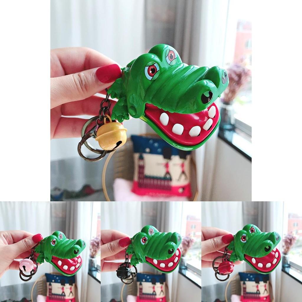Creative Crocodile Bite Toy Keychain Cute Cartoon Bag Pendant Exquisite Children's Unique Small Toy Bulk