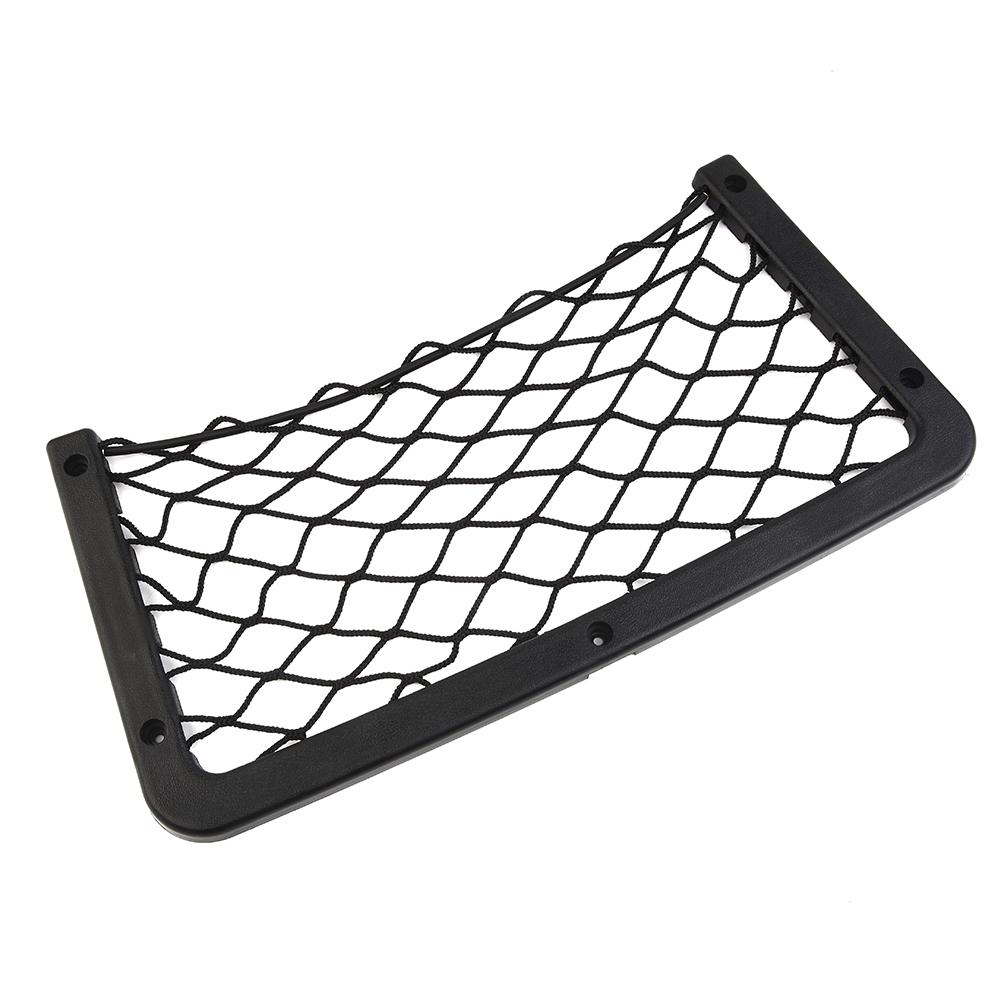 36*18CM Large Storage Net Pocket Camper Van Caravan Organiser Holder for T5  Premium Black Elastic Mesh Pockets