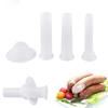 Filling Parts Plastic Spare Handmade Nozzle Set Meat Funnel Sausage Grinder Tube for Sausage Maker