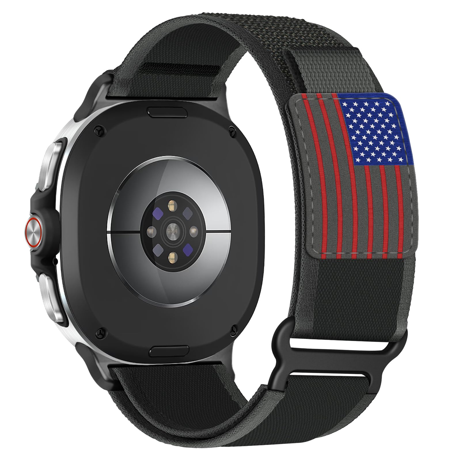 

Спортивный ремешок Trail loop для Samsung Galaxy Watch 8/8 classic band 40мм 44мм 46мм Аксессуары спортивный нейлоновый браслет ремешок Galaxy watch 8 ремешок Galaxy 8 44mm 40mm&L(160mm-190mm) чёрный