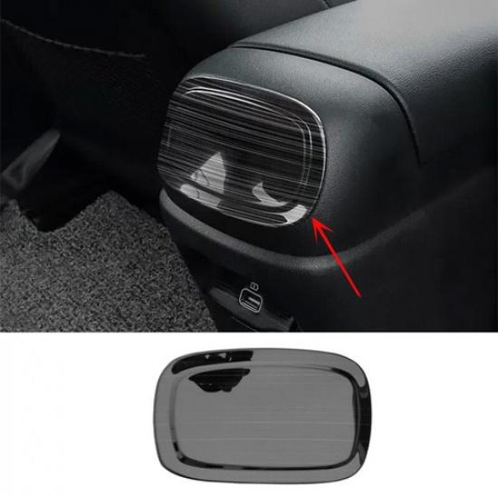 Для Hyundai Elantra 2021-2023 Стальной Черный Рамка Декоративная Вентиляционного Отверстия Задней Панели 1 ШТ.