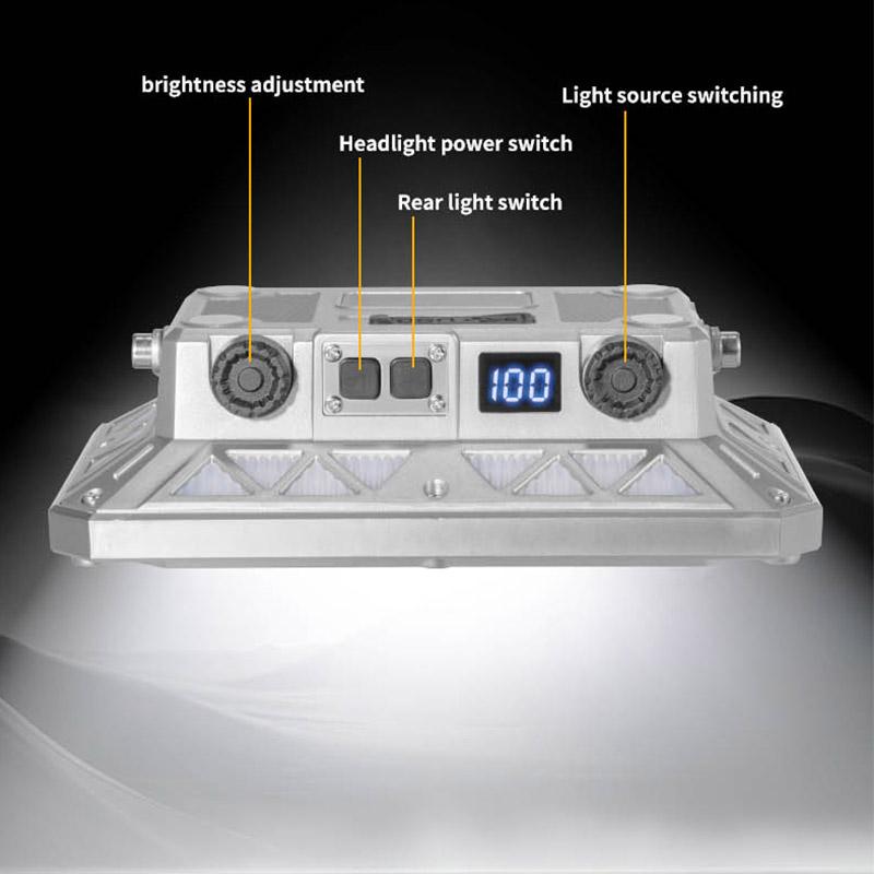 High Brightness 4000mAh Portable Lanterns Rechargeable Magnetic Work Lighting Lamp Camping Waterproof Emergency Tent Flood Light