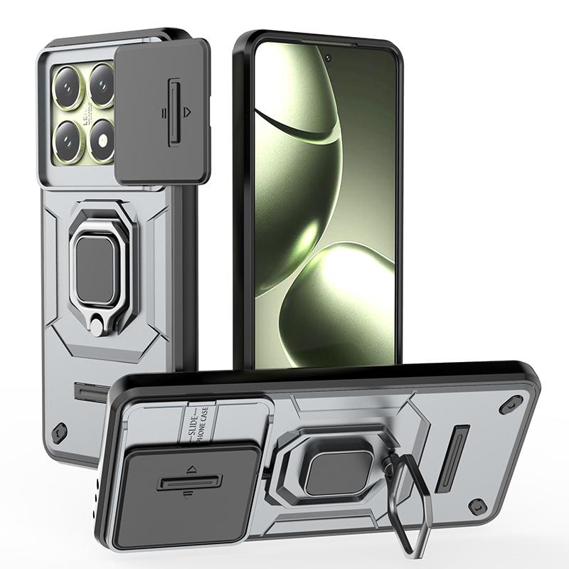 Armor Funda für Xiaomi 14T Pro Hülle Schiebeobjektiv Kamera Ringständer Schutz Rückseite Für Mi 14T Mi14T Xiaomi14T 14 T Pro Capa