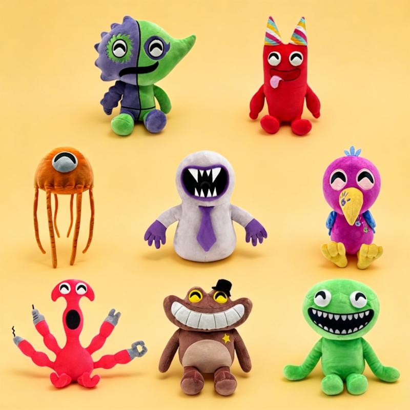 New Garten of Banban Plush Toy Cute Game Character Stuffed Doll Soft Figure Monster Plushies Home Decor Collectible Christmas Gift for Game Fans Kids