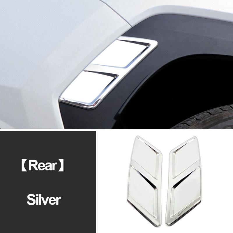 

For Hyundai Tucson NX4 2024 Hybrid Car Body Front Rear Wheel Side Cover Trim Modification Exterior Accessories Rear Silver