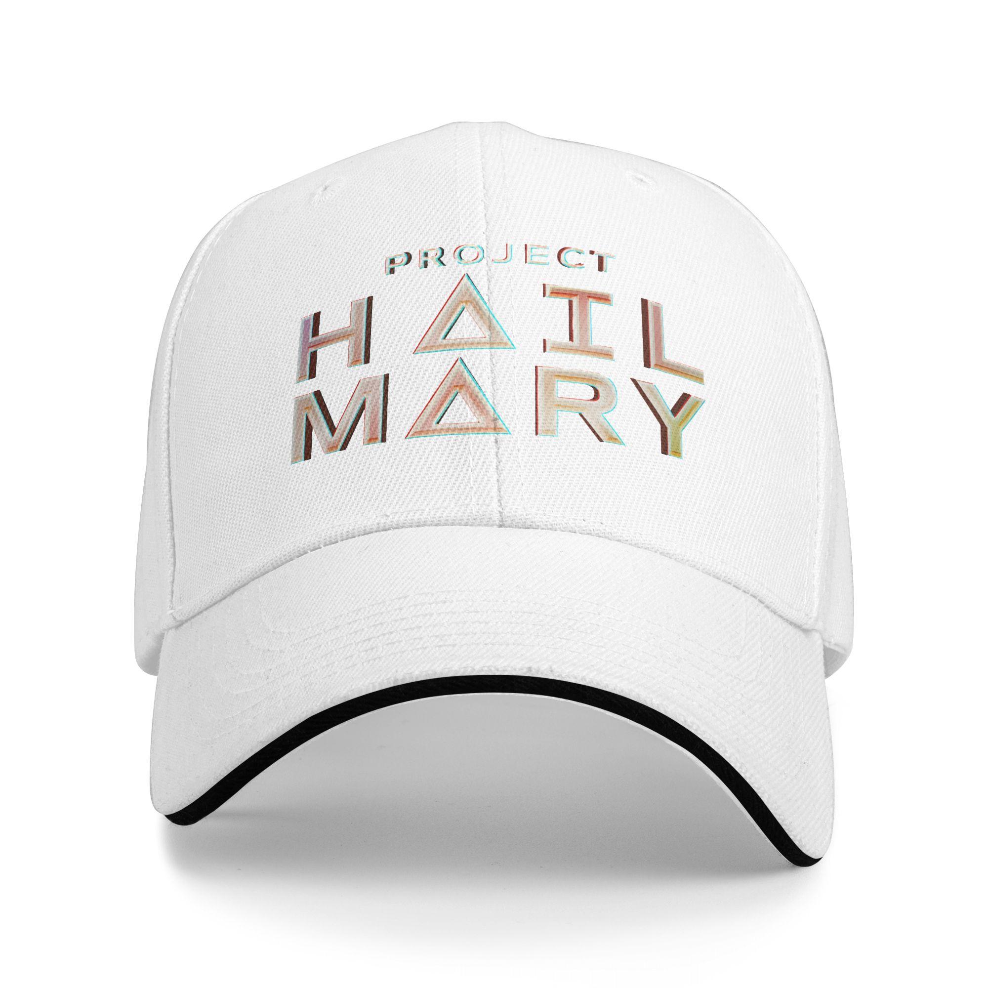 

Project Hail Mary Letter Print Casual Baseball Cap Summer Trucker Hat Sun Outdoor Sport Hip Hop Hats Male Fashion Baseball Caps As Picture белый