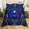 Zwillinge Königin König Bettbezug Sternbild Horoskop Bettdeckenbezug Astrologie Galaxie Bettwäscheset Stern Polyester Steppdeckenbezug