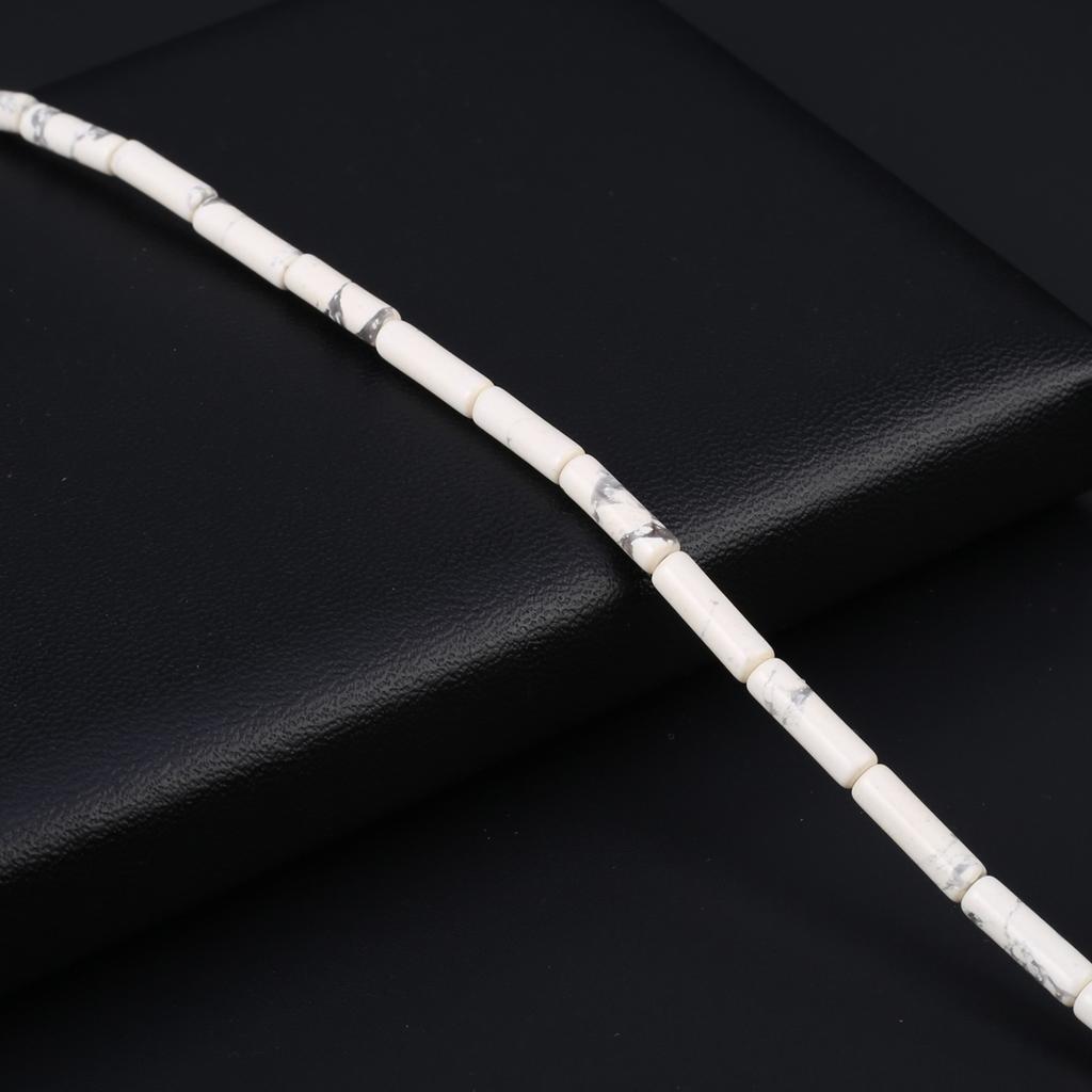 Natursteinsperler Gull Svane/Turkis Sylindrisk Isolasjonsperle For Smykkefremstilling DIY Halskjede Armbånd Øredobber Tilbehør