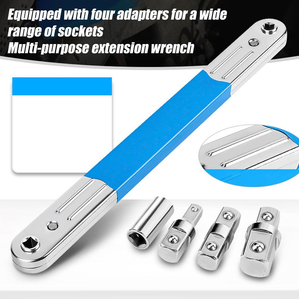 Offset Extension Wrench Industrial Socket Spanner Tool Kit For HVAC Installation Farm Equipment Bike Maintenance Motorcycle