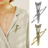Unique Design Vintage Arrows Theme Brooch Retro Quiver Pin Alloy Fashion Accessory Suitable For Casual Formal Wear