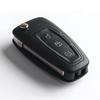 KEYYOU Neue 3 Tasten Für Ford Focus Fiesta 2013 Schlüsselanhänger Gehäuse mit HU101/FO21 Klinge Klappschlüssel Fernbedienung Schlüssel Schale Schlüsselanhänger Gehäuse