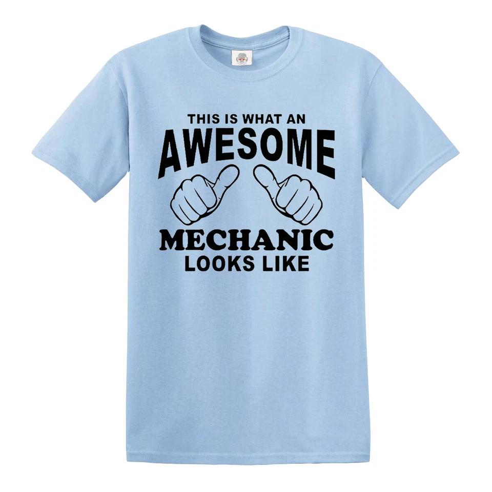 Awesome Mechanic T Shirt Mens Gift Funny Mechanics Present Tee Top 5 XL