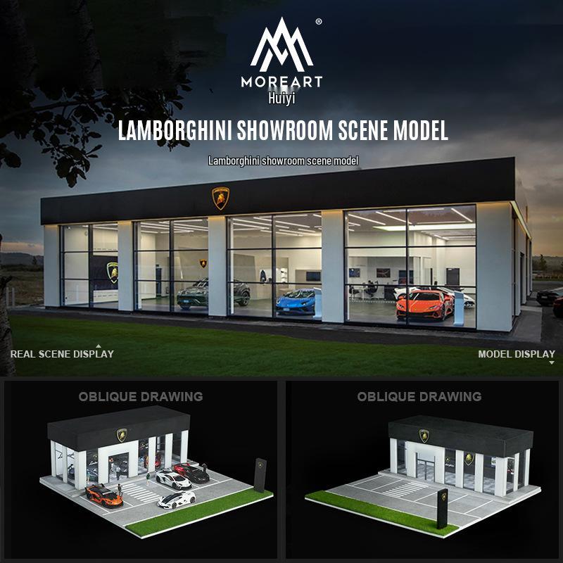 

4S Car Showroom Lighting Scene