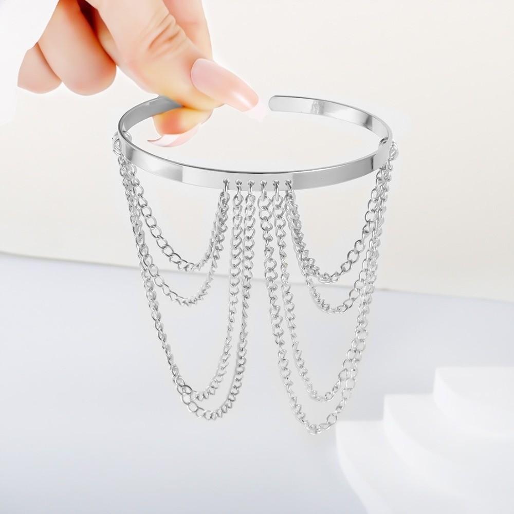 Goldfarbene Armbänder Offen Verstellbare Kette Anhänger Armband Party Zubehör