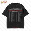Dna Tour 2022 Backstreet Boys Nordamerika Termine Vintage Oversize T-Shirt OKZV