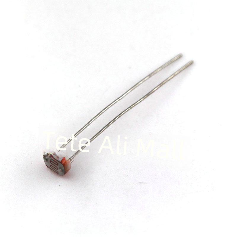 Spot 5539 Photoresistor: 5mm Bright Spot, 50-100K Resistance, Photoelectric Detection Element