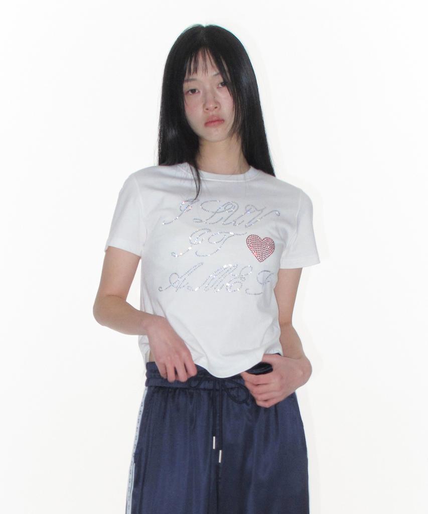 AMES-WORLDWIDE Ames Hotfix Crop Tee White