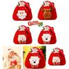 Soft Plush Christmas Kids Gift Doll Bag Drawstring Handle 3d Apple Candy Handbag
