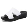 2025 New Fashion Summer Women's Sandals Luxury Wedges Slippers Black Platform Shoes for Women Shoes Zapatos De Mujer