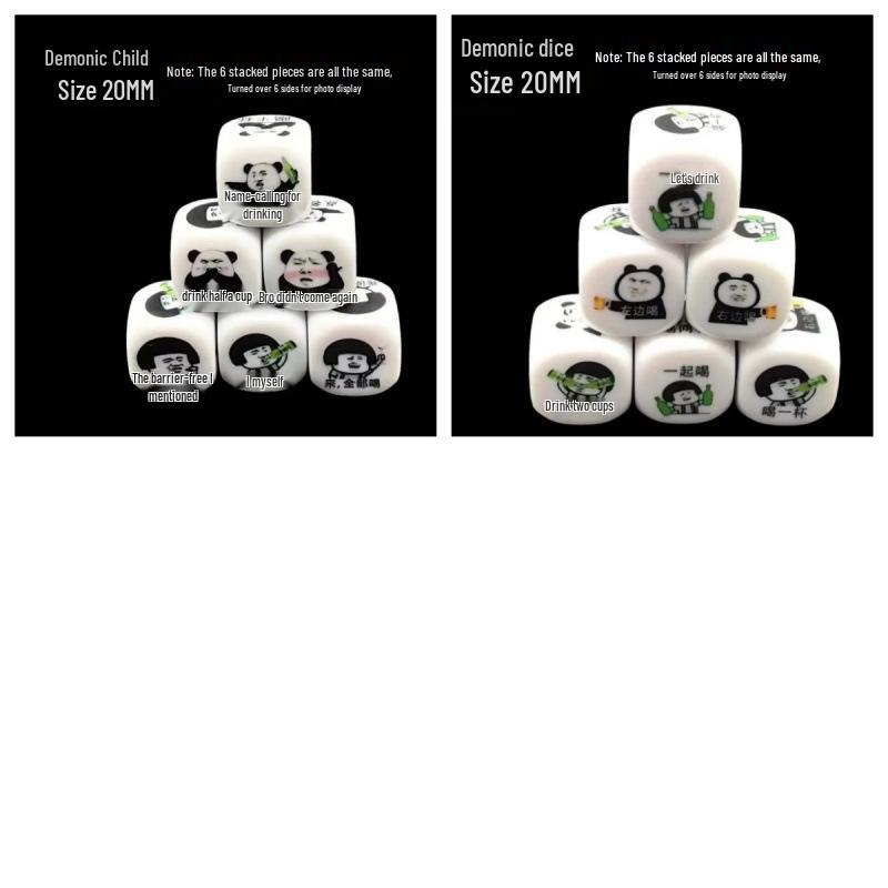Dice Shaker Bar Game: Prank Props & Entertainment Dice