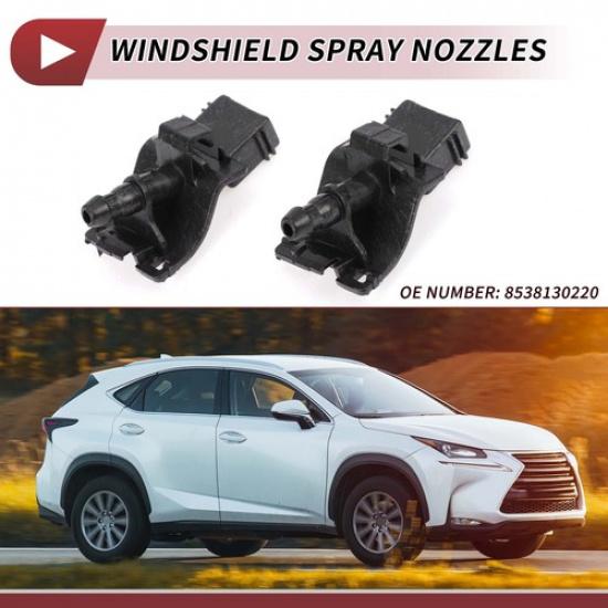 Pack of 2 For Toyota Tacoma 2016- Car Windshield Washer Nozzle 8538130220
