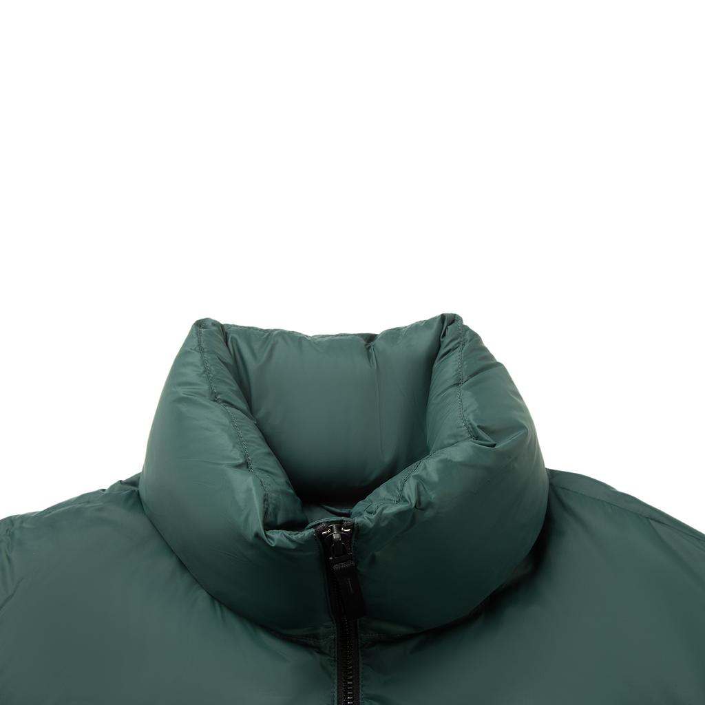 Li Ning Sports Lifestyle Series American Casual Fashion Simple Solid Color Versatile Comfortable Warm Stand Collar Zipper Short Down Jacket AYMV427-7