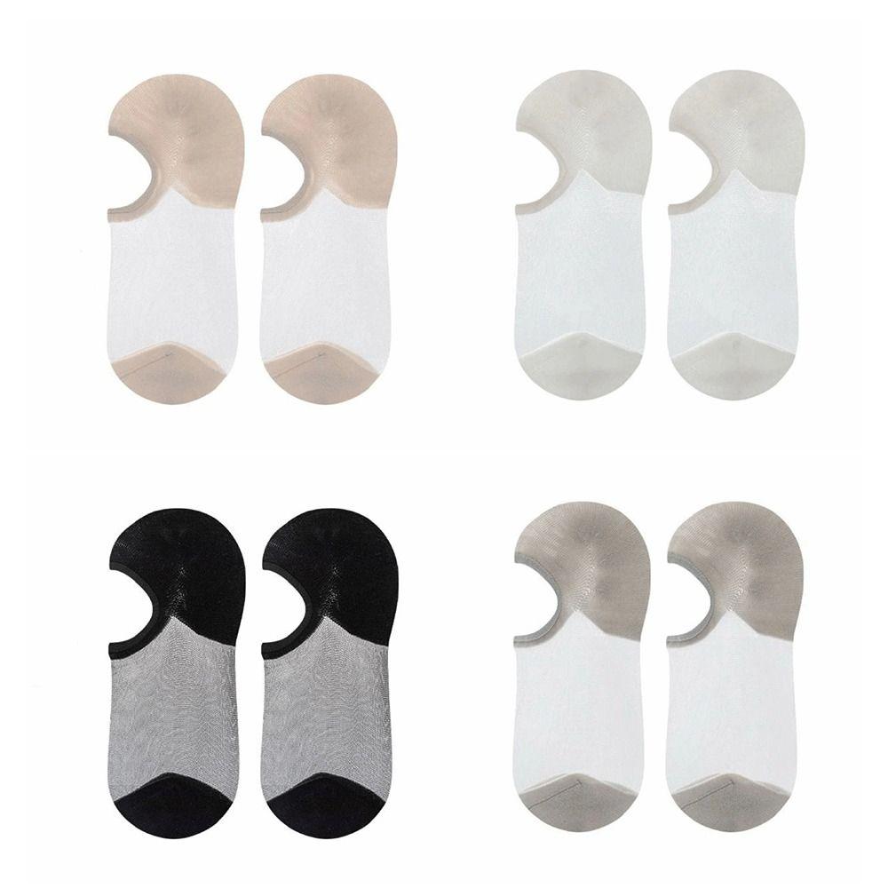 6 Pairs Breathable Low-Cut Socks Ultra-Thin Boat Socks Fashion Women Ankle Socks  Summer