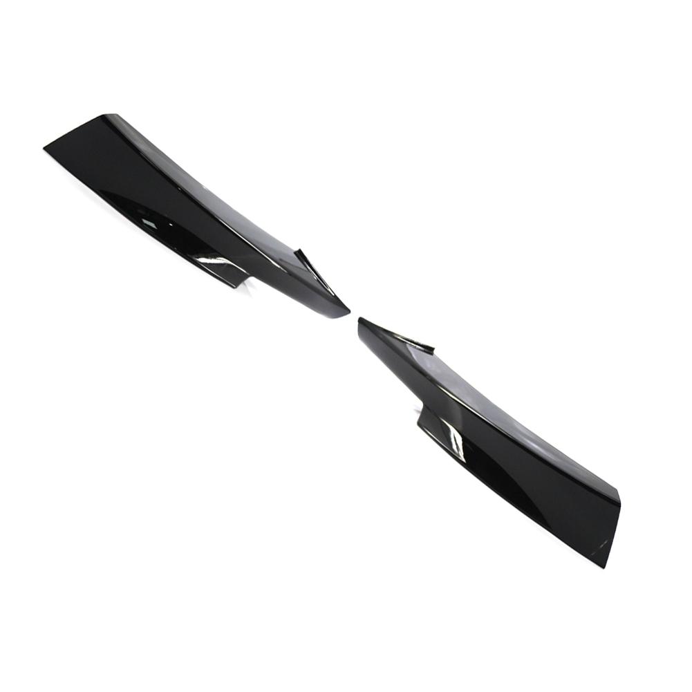 Gloss Black Front Bumper Side Splitter For BMW 3 Series E90 M-Tech LCI 2009-2012