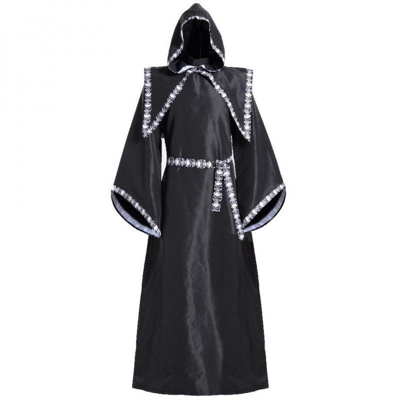 Spooky Skeleton Reaper Witch Outfit Cloak Ideal For Halloween And Cosplay Celebrations