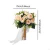 Wedding Bouquet for Bride Artificial Rose Flowers Centerpiece Romantic Ceremony Flower Arrangement