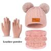 2025 Autumn/Winter Children's Hat, Scarf, and Gloves Set - European and American Style