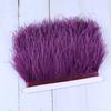 1 Meter Ostrich feather Trim Ribbon Dyed Various Long Ostrich Fringe 8-10CM feathers for crafts Dress/skirt Sewing Accessory