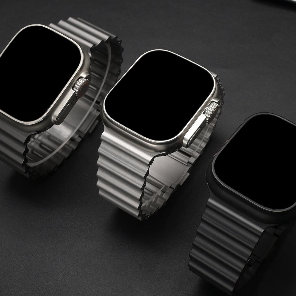 Cinturino in Acciaio Inossidabile per Apple Watch 49mm Ultra 3 2 Cinturino da Polso Uomo Metallo per Iwatch Serie 11 10 46mm 7 8 9 45mm SE3 44mm