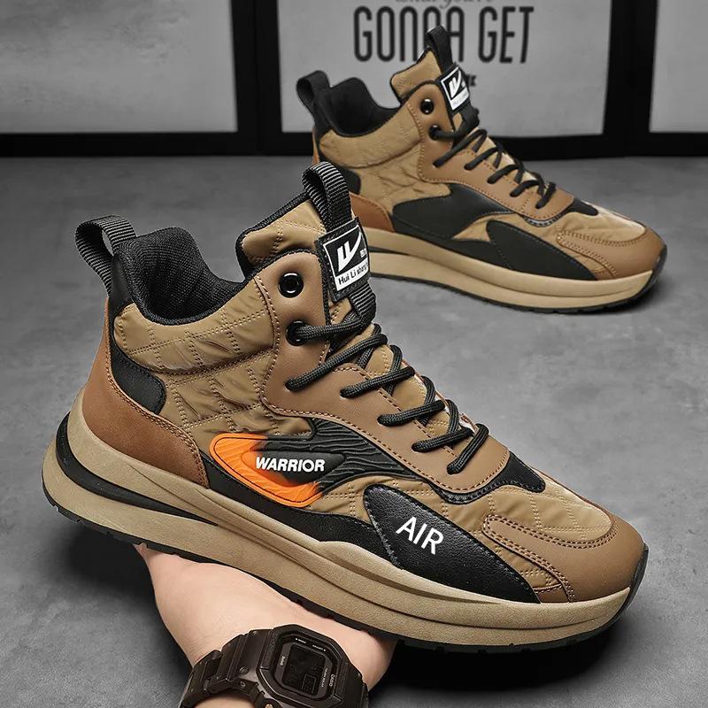 

Новая мужская обувь на толстой подошве, китайская легкая и модная повседневная обувь, студенческая, для улицы, трендовая, простая мужская спортивная обувь 44