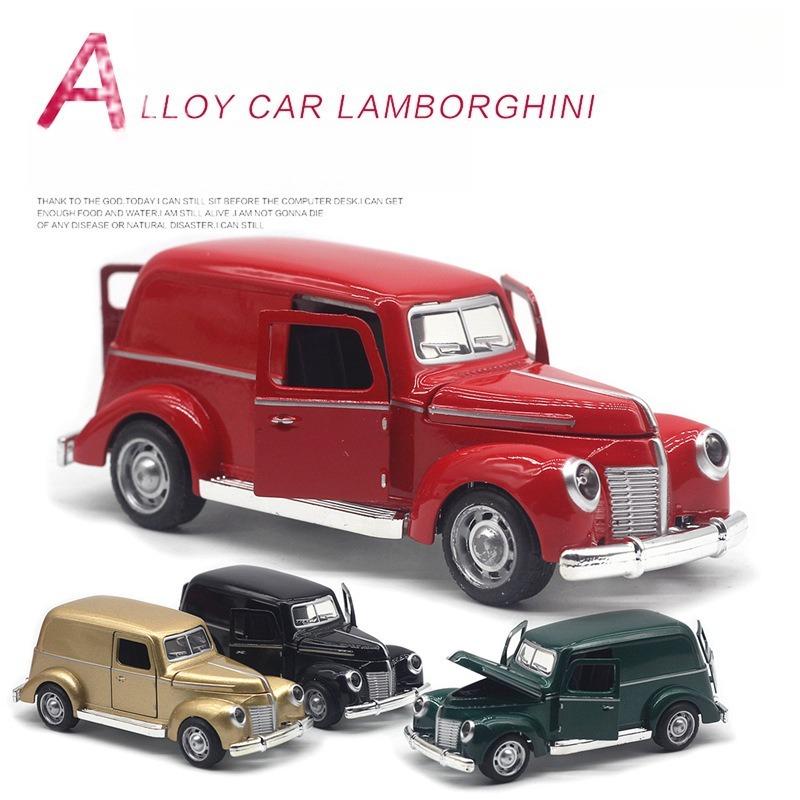 1:32 Legierung Klassisches Auto Modell Kinderspielzeugauto Ornamente Rückziehauto Modell Jungen Spielzeug Druckguss Pädagogisches Sammlerspielzeug
