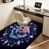 Shimmering Crystal Rose Chair Mat Office Carpet, Oversized Rug for Home Decor, Sofa Mat, Desk Pad Gift, Suitable for Bedroom, Living Room, Any Room