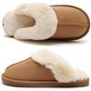 Cotton slippers, thickened warm winter new comfortable home neckline home shoes fluffy indoor winter
