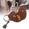 PU Leather Guitar Pick Holder Keychain Pick Cover Pouches Portable Plectrums Bag