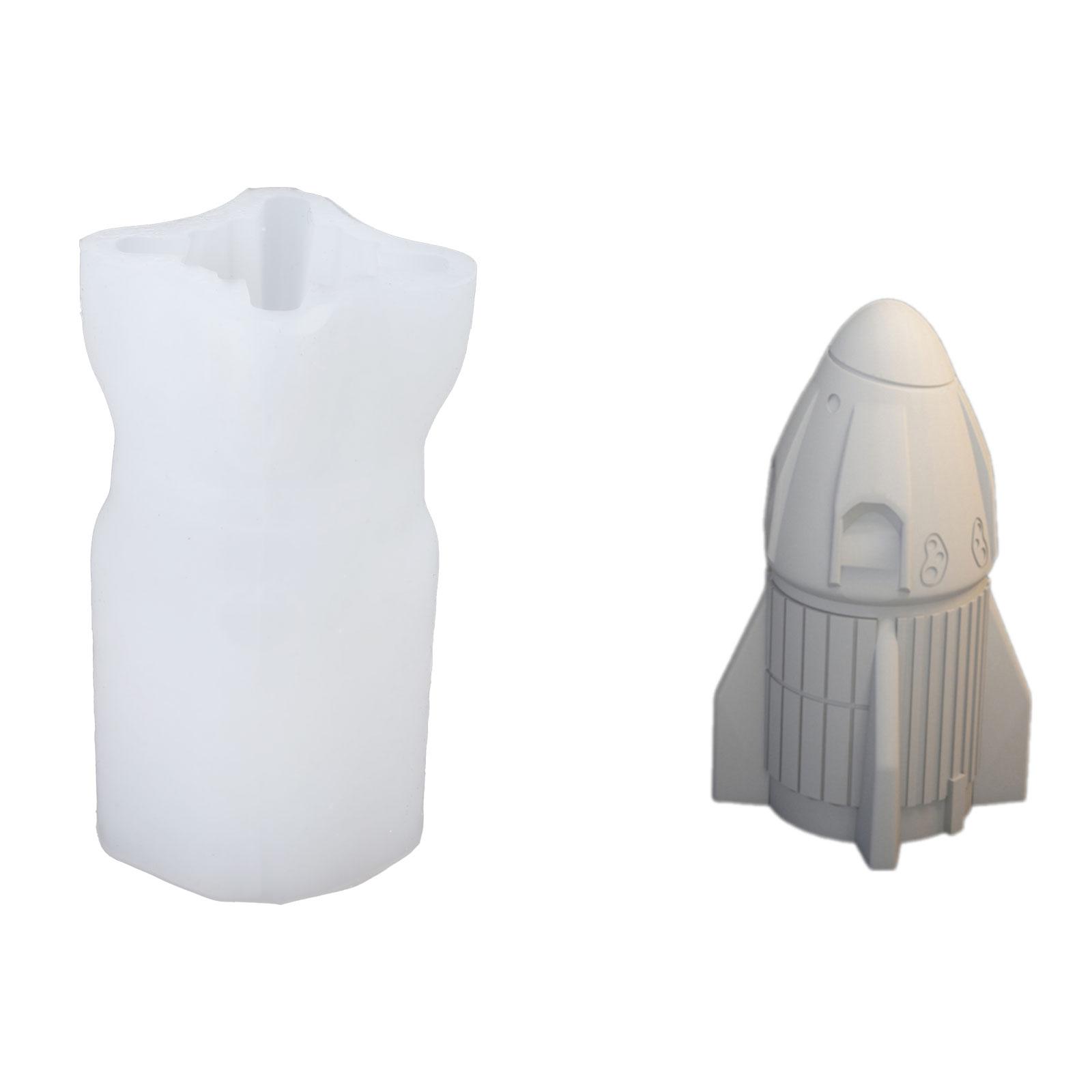 

Силиконовая форма для фигурки Луны и космоса, простая в использовании силиконовая форма для изготовления космонавтических поделок, украшение для стола 4