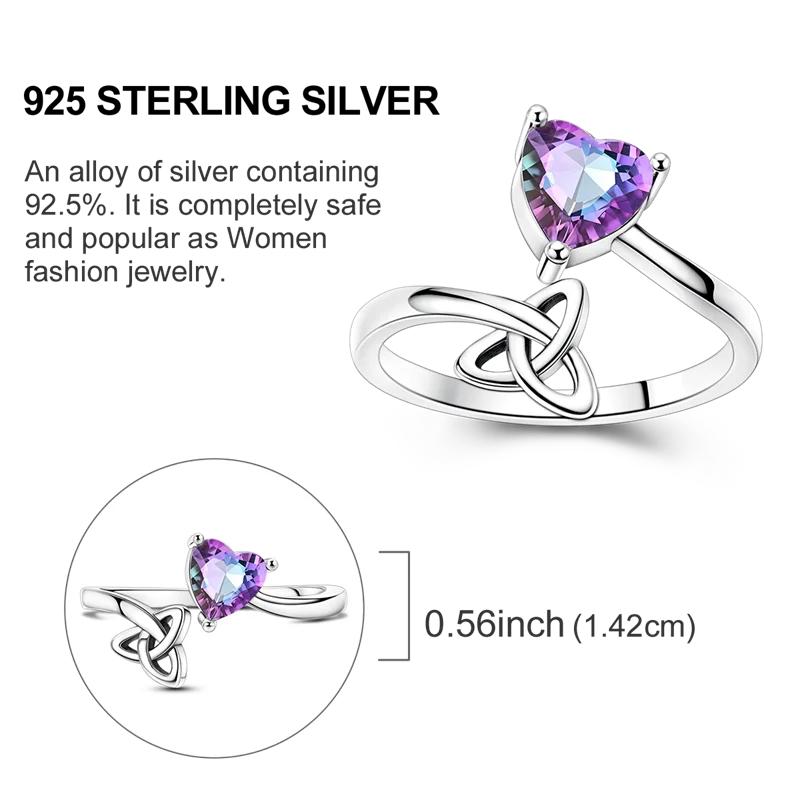Original 925 Sterling Silver Bow Sun Moon Stars Open Rings Regardless of Size for Women Girls Jewelry Birthday Anniversary Gifts