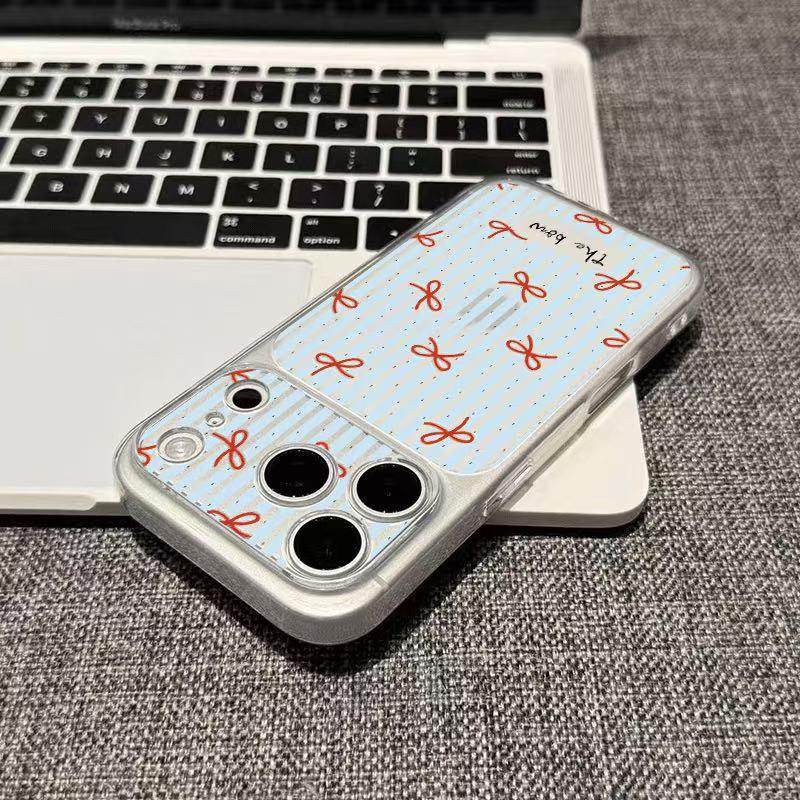 

Adorable Bow iPhone 17 Pro Max Case - Cute Full-Coverage Protection for 11, 16Pro, & 17 with Large Window iPhone 12 Pro