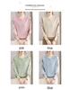 Elegant Women's Seven-Sleeve Knit Top - Fashionable, Comfortable, and Loose-Fit Mother's Wear