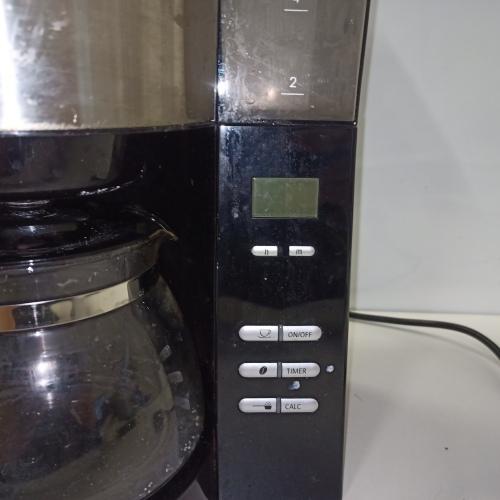 Vrácení zákazníka Ecost Melitta 102101 filtrovaný kávovar, nerezová ocel, černá