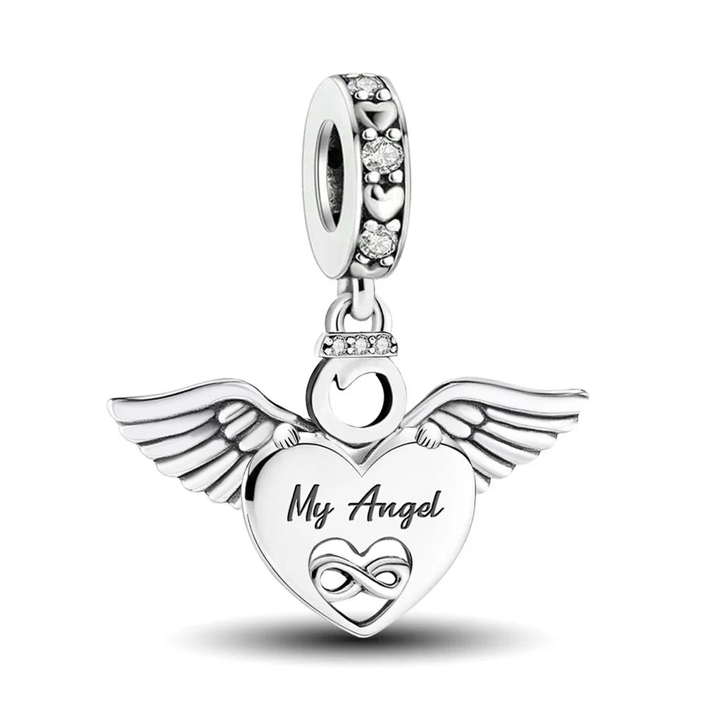 Copper Metal Multiple Love Heart Charm Bead Components Bead Components Compatible With Do It Yourself Bracelet High Quality Fine Jewelry Bangle Craft