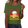 Fashion Casual Unisex Letter Print T-Shirt with Festival Graphic Design - Short Sleeve Round Neck Tee for Men and Women