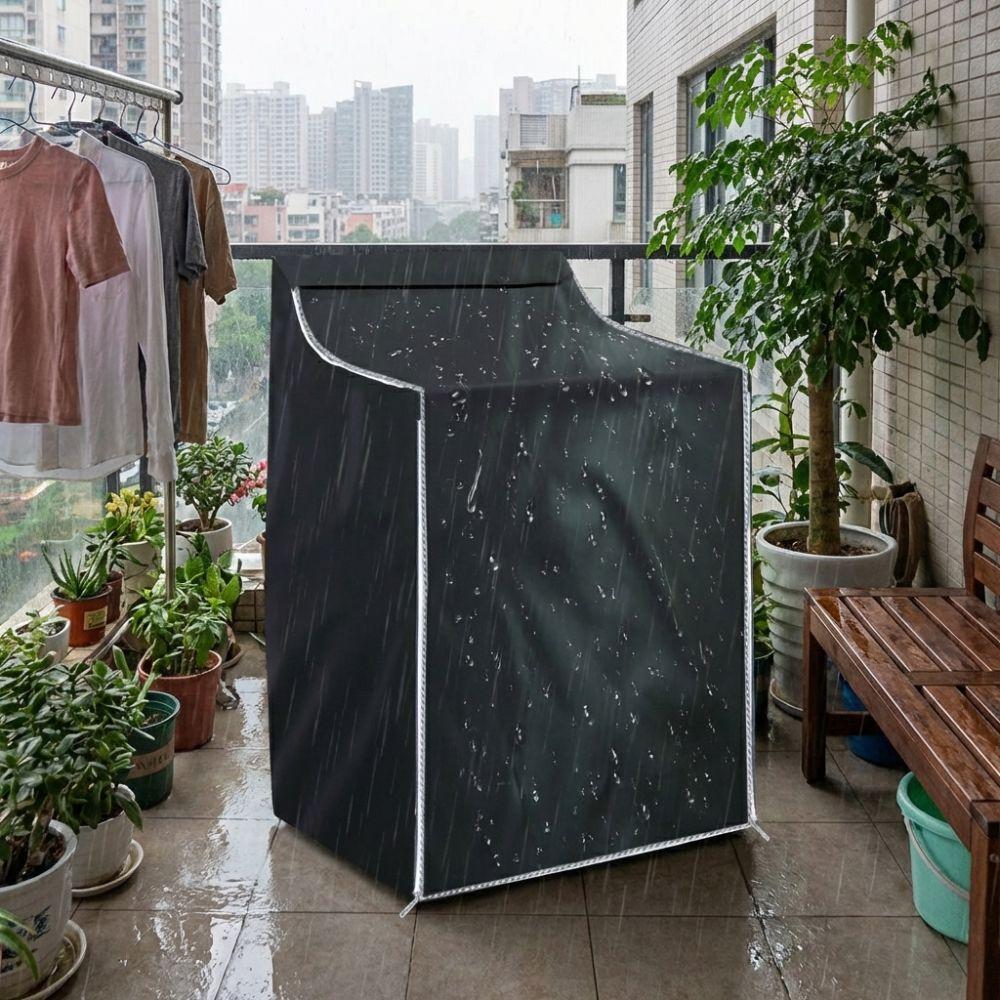 Oxford Cloth Washing Machine Cover Dust-proof Universal Protect Sleeve Indoor Outdoor