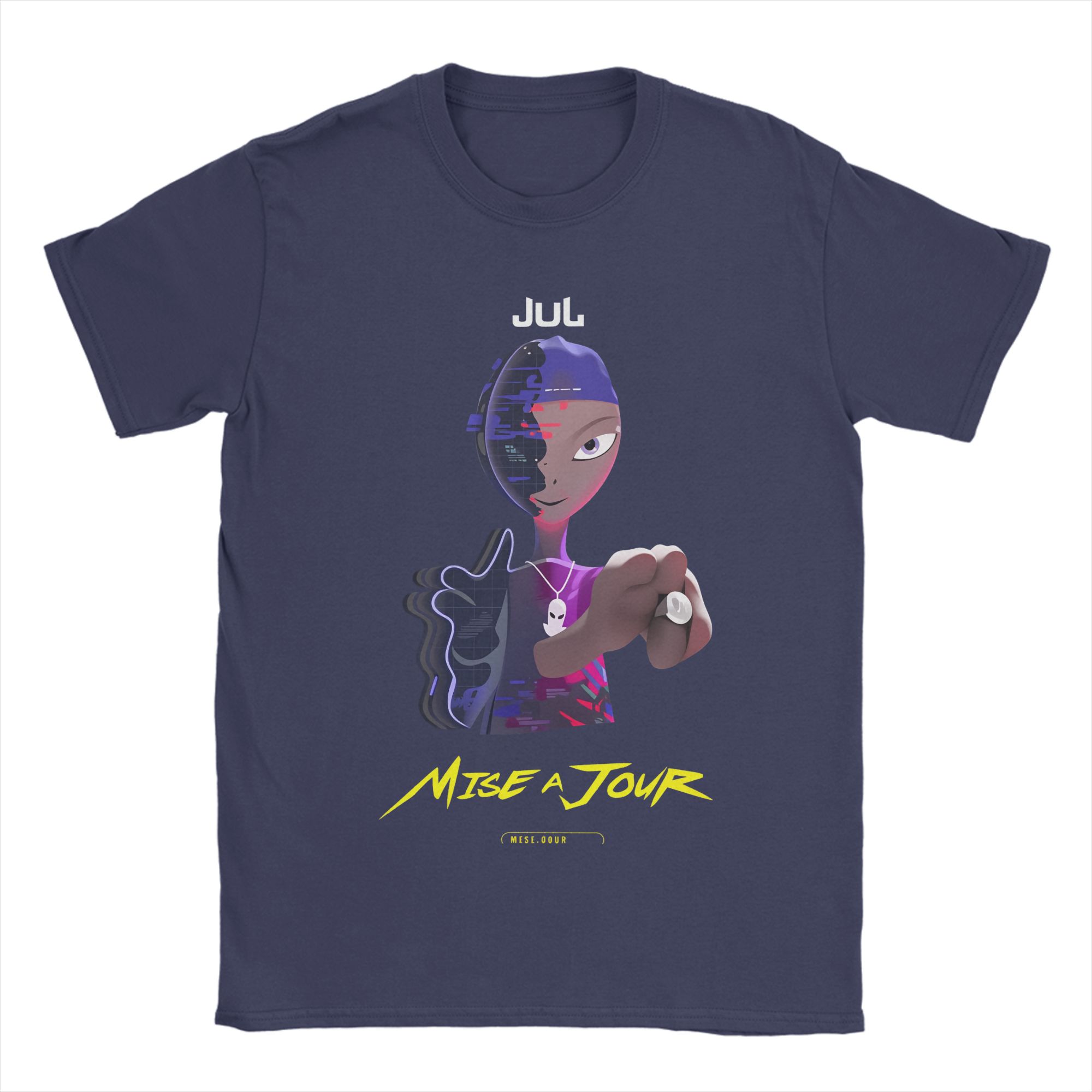 

French Rapper JUL T Shirt Beach Cotton TShirts For Unisex Casual Tshirt Short Sleeve Streetwear Clothes 4XL