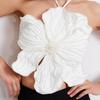European & American High-End Cross-Border Pearl Flower Split Bikini Swimsuit for Women